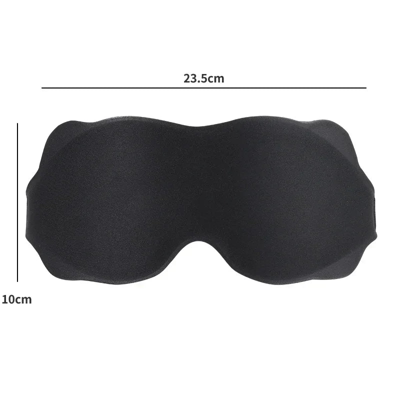 3D Sleep Mask for Eyes — Soft Travel Eye Shade, Light-Blocking Sleeping Aid, Breathable Night Eyepatch