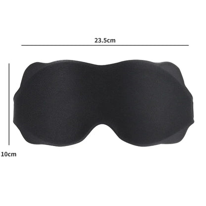 3D Sleep Mask for Eyes — Soft Travel Eye Shade, Light-Blocking Sleeping Aid, Breathable Night Eyepatch
