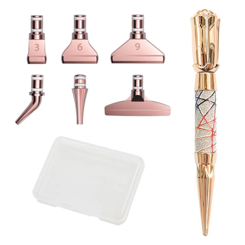 5D Diamond Painting Pen Kit – Glitter Sparkle Point Drill Pens for Cross Stitch, Embroidery, DIY Crafts & Nail Art
