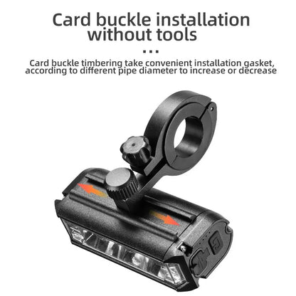 OFFBONDAGE 900Lumen Bicycle Front Light: Waterproof USB Rechargeable Flashlight for MTB Road Cycling