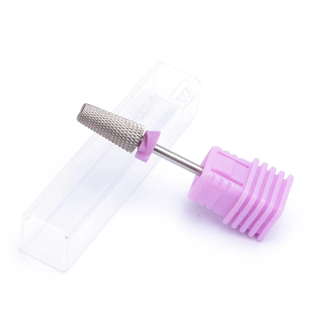 2XF 5-in-1 Nail Drill Bits - Electric Ceramic Milling Cutter for Manicure, Gel Polish Removal & Nail Tools