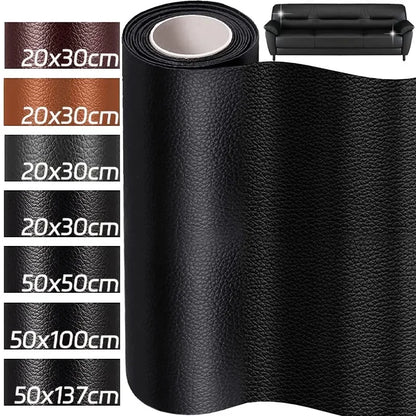 Self-Adhesive Leather Repair Tape - Cuttable Patch for Sofas, Furniture & Car Seats