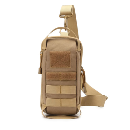 Tactical IWB Concealment Pistol Pouch - MOLLE Shoulder Strap Gun Holster for Glock 17/19, 1911, Taurus G2C, HK USP