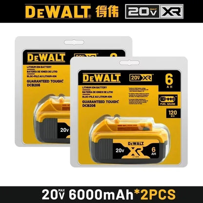 DEWALT 20V 6Ah Lithium-Ion Battery - Rechargeable Power Tool Replacement Battery