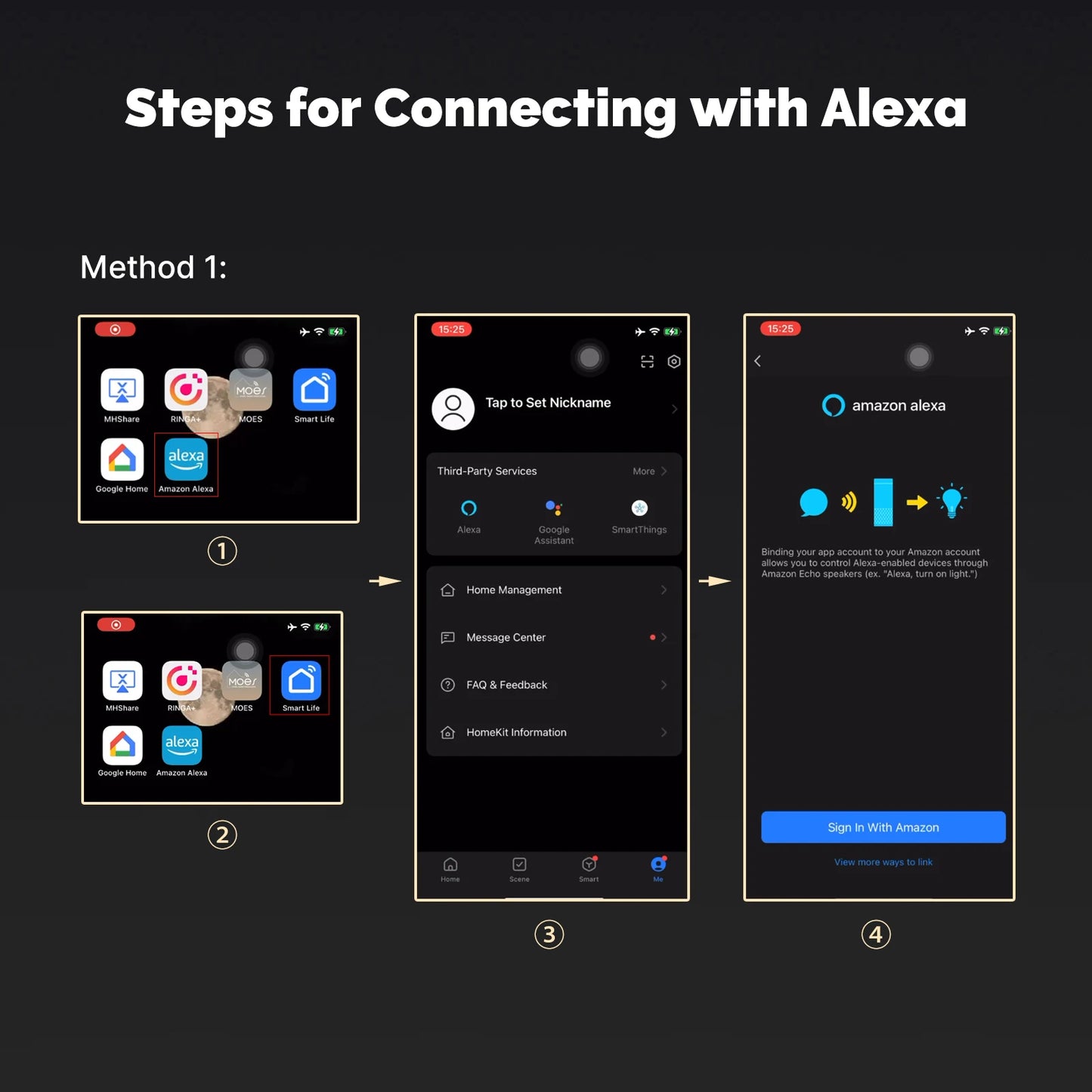 MOES Matter Gateway - Smart Home Control with Tuya Zigbee, Siri, HomeKit, SmartThings & Google Assistant Compatibility