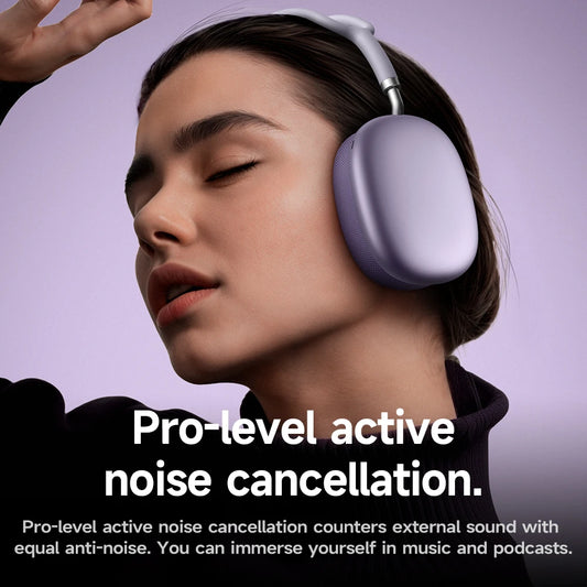 HOCO W65 Plus ANC Bluetooth Headphones – Over-Ear Wireless HiFi Sport Headset with Noise Reduction & Control Button