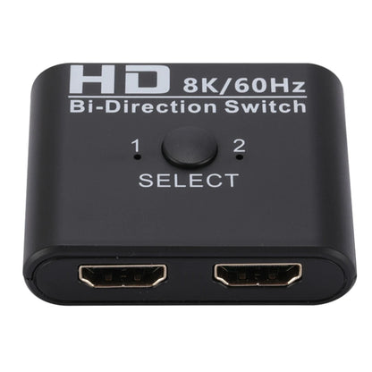 4K HDMI Bi-Directional Switch – 2 Port 8K 60Hz HDMI Splitter for Laptop, PC, Xbox, PS3/4/5, TV Box to Monitor Adapter