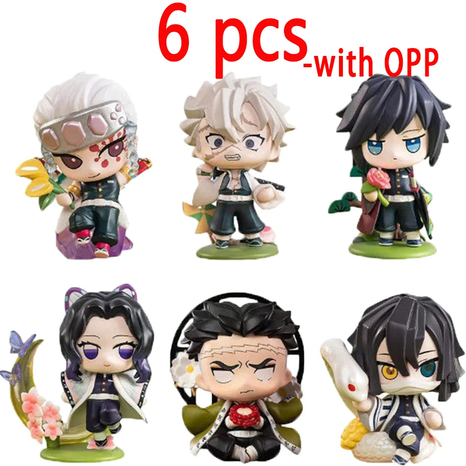 Demon Slayer Tanjiro & Nezuko Figure Blind Box – Anime Cartoon Statue Model Ornament, Creative Surprise Gift
