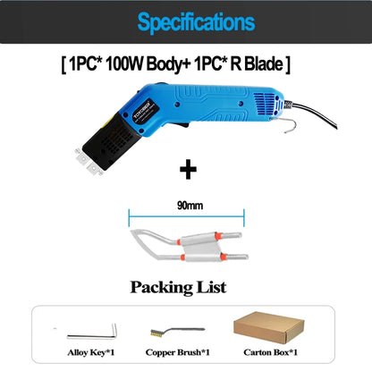 Air-Cooled Electric Heating Knife – Fabric, Webbing, Ribbon, and Nylon Rope Cutter Hot Knife Tool