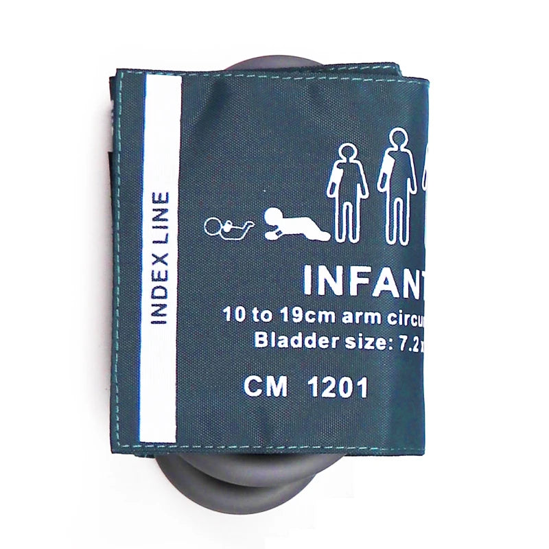 6-Size Blood Pressure Cuffs — Neonatal, Infant, Child, and Adult NIBP Arm & Thigh Accessories for CONTEC Monitors