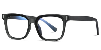 Kachawoo TR90 Anti-Blue Light Glasses – Unisex Square Frame, Transparent Grey, Korean Style Eyewear