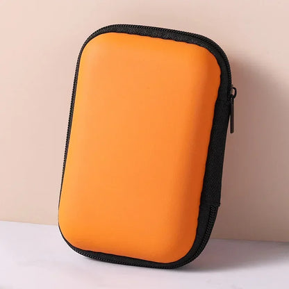 Sundries Travel Storage Bag – Zipper Case for Earphones, Portable Cable Organizer, Electronics Charging Storage