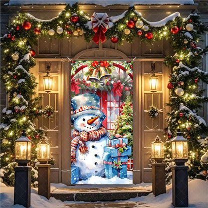 Christmas Hanging Door Banner – Antithetical Couplet Wall Decoration for Merry Christmas 2026 Party & Xmas Gift
