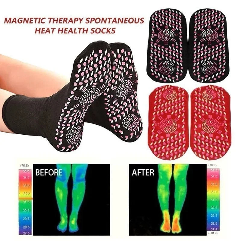 Tourmaline Thermal Socks - Elastic Self-Heating Short Socks for Everyday Comfort