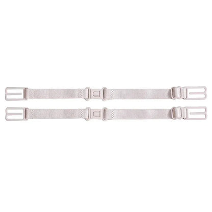 6-Piece Adjustable Bra Strap Clips - Elastic Non-Slip Strap Holders for Concealed Straps and Cleavage Control