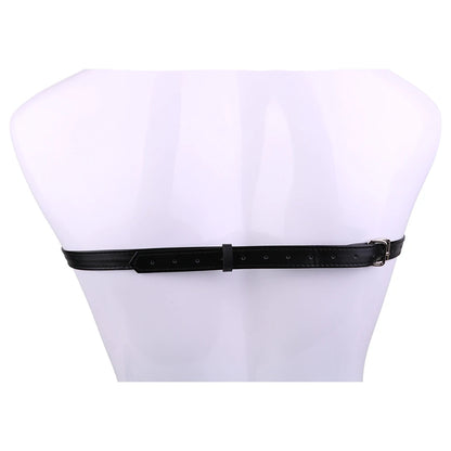 QKKQ Breast Harness and Nipple Cover Straps - Adjustable BDSM Chest Binder for Adults