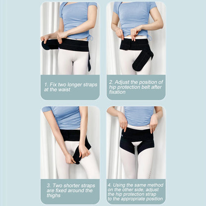 Hip Brace Sciatica Groin Wrap – Thigh Compression Sleeve for Hip Flexor Support & Pain Relief
