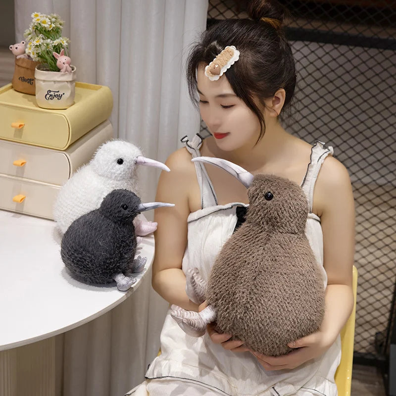 Soft Kiwi Bird Plush Toy — 20-35cm Cute Stuffed Animal Doll for Kids, Birthday Gift Toy