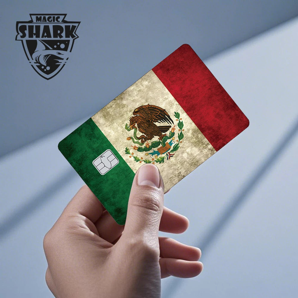 Stylish Phone & Card Sticker Set – Evil FBI, Tiger, Mexico Flag, Snowman, Anime & Movie Monster Skins