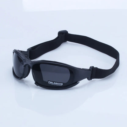 X7 Military Polarized Sunglasses – Bulletproof Airsoft Shooting Goggles for Men, Smoke Lens Cycling Glasses