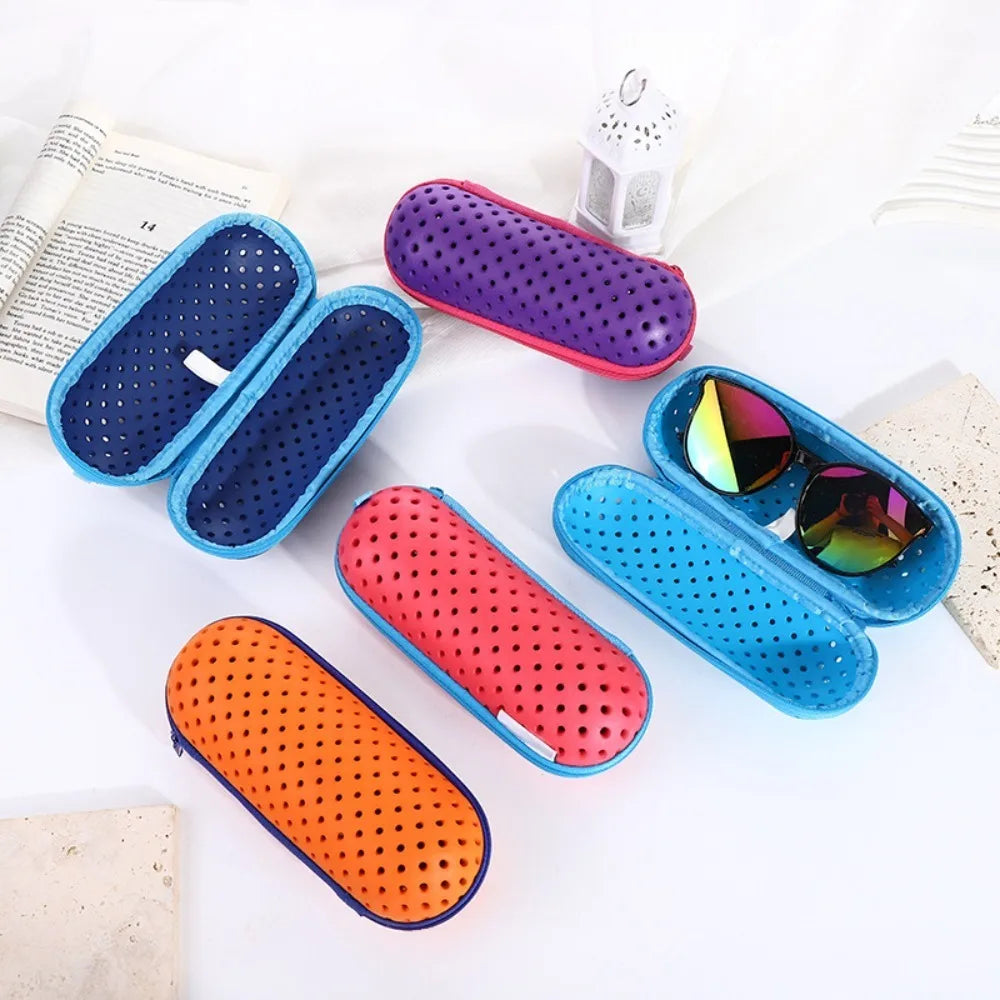 EVA Swimming Goggles Storage Box - Breathable Protective Soft Glasses Cover for Swimming Equipment