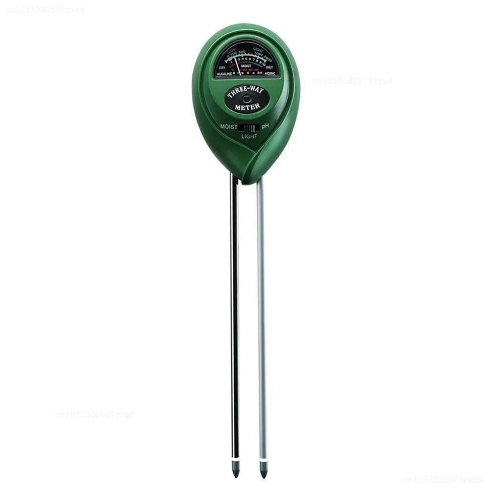 3 in 1 Soil pH Meter - Sunlight, Moisture & pH Tester for Garden Plants, Acidity & Humidity Monitor Detector