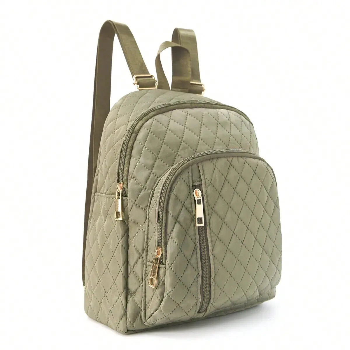 Quilted Pattern Classic Backpack - Stylish and Durable Design