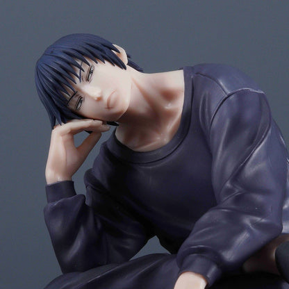 Jujutsu Kaisen Toji Fushiguro Figure - Sitting Pose Anime Collectible Decor Toy