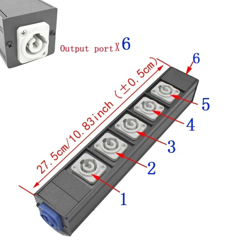 Chassis Light Connector – LED Power Connector AC Coupler Adapter Extender, NAC3MPA/NAC3MPB Aviation Socket 1-13AC