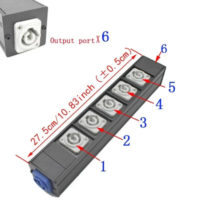 Chassis Light Connector – LED Power Connector AC Coupler Adapter Extender, NAC3MPA/NAC3MPB Aviation Socket 1-13AC