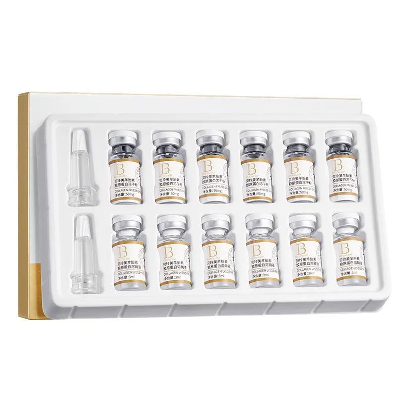 Facial Microneedling Serum Set – Yeast Freeze-Dried Peptides for Pore Shrinkage, Moisturizing, Brightening & Anti-Aging