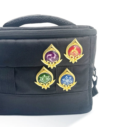 Genshin Impact Sumeru Vision Pins - Anime Character Element Badge Lapel Brooch Collectible Accessories