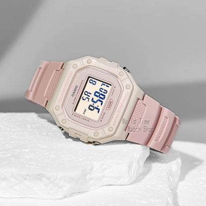 Casio W-218 Series Digital Sports Watch - Waterproof Outdoor Multifunction Electronic Wristwatch