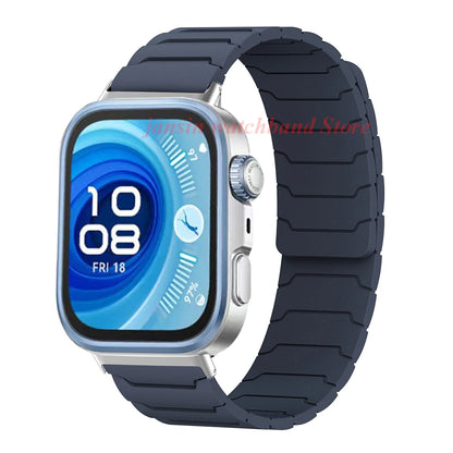 Magnetic Loop Strap for Huawei Watch – Silicone Sports Band for Fit3, Fit4 & Fit4 Pro Replacement Bracelet