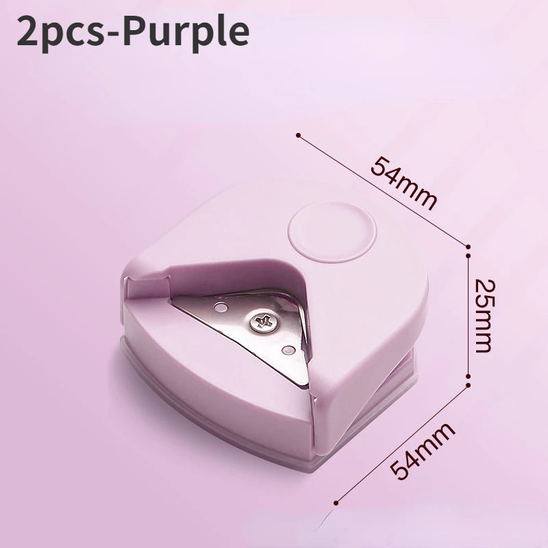 Portable Circle Cutter & Corner Rounder Machine – Button Maker Tool for Paper, Cards & Photos, Precision Corner Punching Craft Cutter for DIY Projects