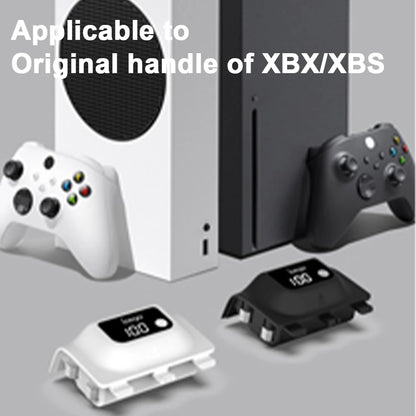 1400mAh Wireless Rechargeable Battery for Xbox Series X/S Controller — Digital Display Battery Pack