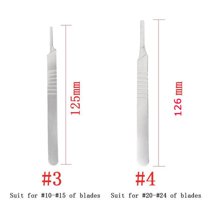 Carbon Steel Surgical Scalpel Set – Blades & Handle for DIY Cutting, PCB Repair, and Animal Surgery
