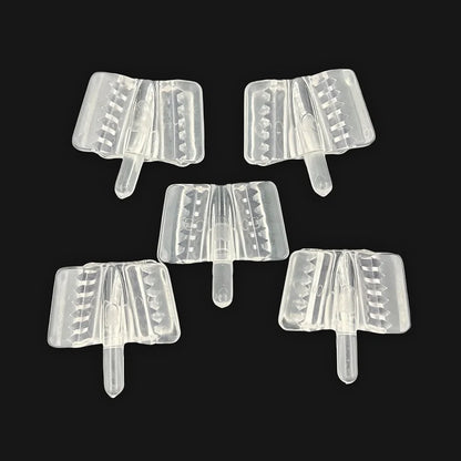5pcs Dental Mouth Support Saliva Ejector Suction Tips with Occlusal Pad Mouth Opener Retractor