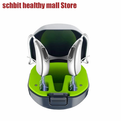 2024 Bluetooth Hearing Aid – ELHearing Rechargeable Mini Device with Programmable Digital Features & Portable Charging Case