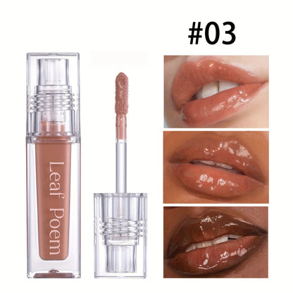 Hydrating Crystal Lip Oil – Tinted Plumping & Moisturizing Gloss for All Skin Types