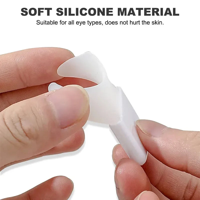 Multi-Functional Eyeliner Stencil - Wing Tips & Lipstick Aid, Reusable Silicone Makeup Tools