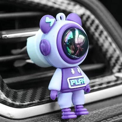 Cartoon Astronaut Car Air Outlet Perfume Clip – Aromatherapy Air Freshener for Car Interior