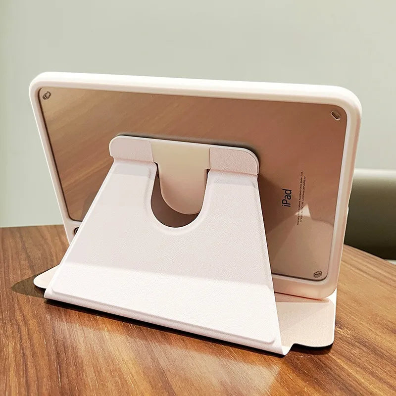 360° Rotation Smart Leather Case for iPad 10th Gen 2022, with Pencil Holder, Compatible with iPad 9th, 8th, 7th, 10.2, Air 5 & 4