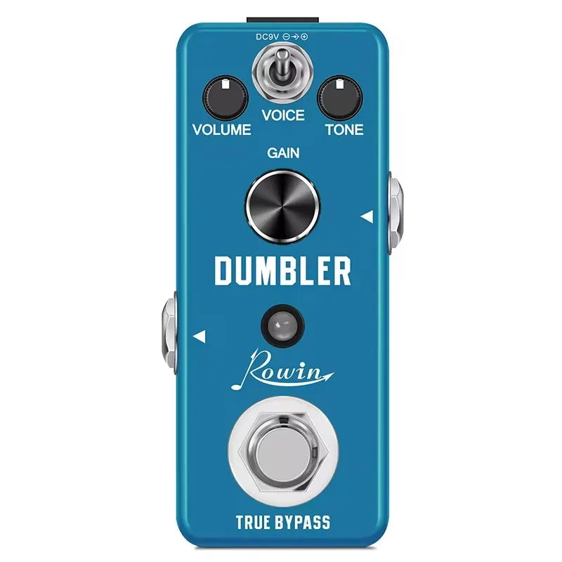Rowin Guitar Effects Pedal – Noise Gate, Delay, Chorus, Vibrato, Phaser, Flanger, Booster, EQ, Fuzz, Metal, Distortion, and Blues Drive