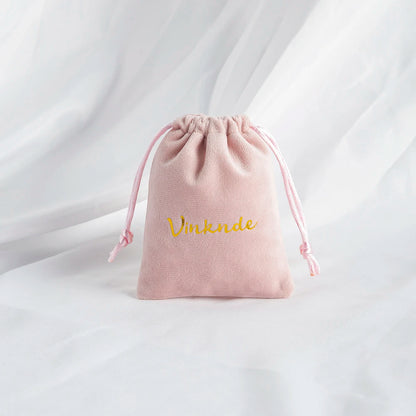 100-Pack Velvet Drawstring Jewelry Pouches - Personalized Logo Gift Bags for Wedding Favors, Candy & Makeup Packaging