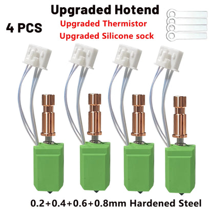Anycubic Kobra S1 Ceramic Hotend - 24V 48W Rapid Heating 300℃ Upgrade 3D Printer Extruder Head