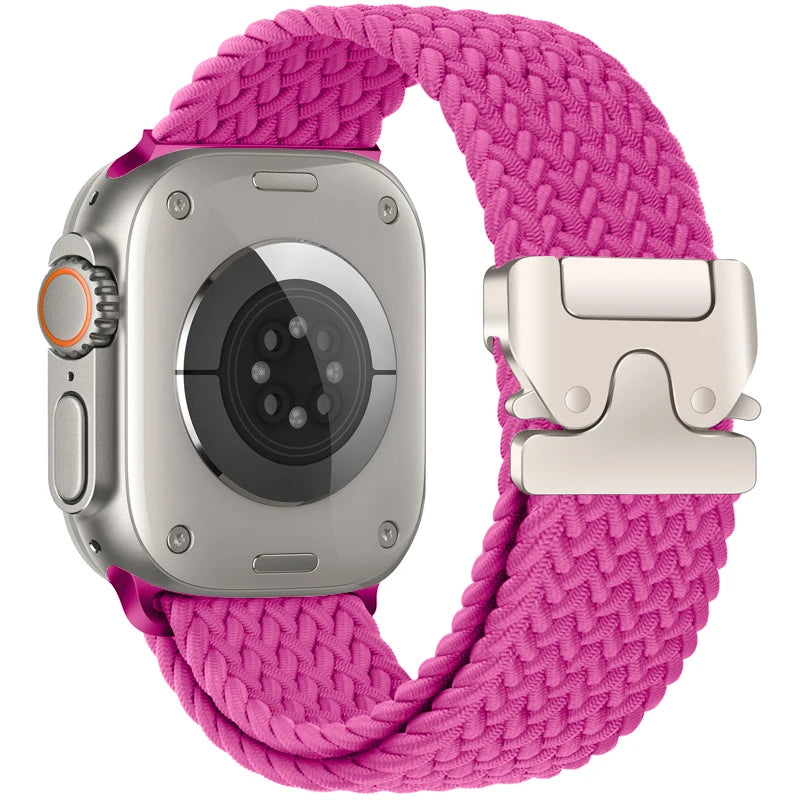 Parachute Braided Strap for Apple Watch – Compatible with 46mm, 45mm, 44mm, 41mm, Series 10/9/8, SE, Ultra 2, 49mm
