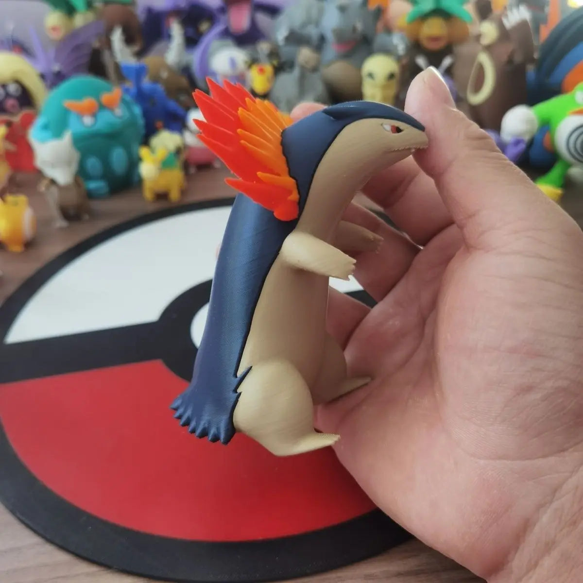 Pokemon Collectible Figures - 1:20 DIY 3D Printed Kawaii Cartoon Character Models & Kids Christmas Gift Toys