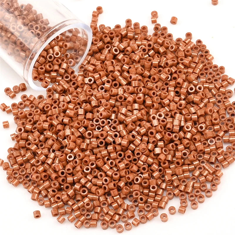 11/0 Mini Glass Beads – 2000PCS Small Cylindrical Beads for DIY Jewelry Making, Necklaces & Bracelets, 10g/Pack