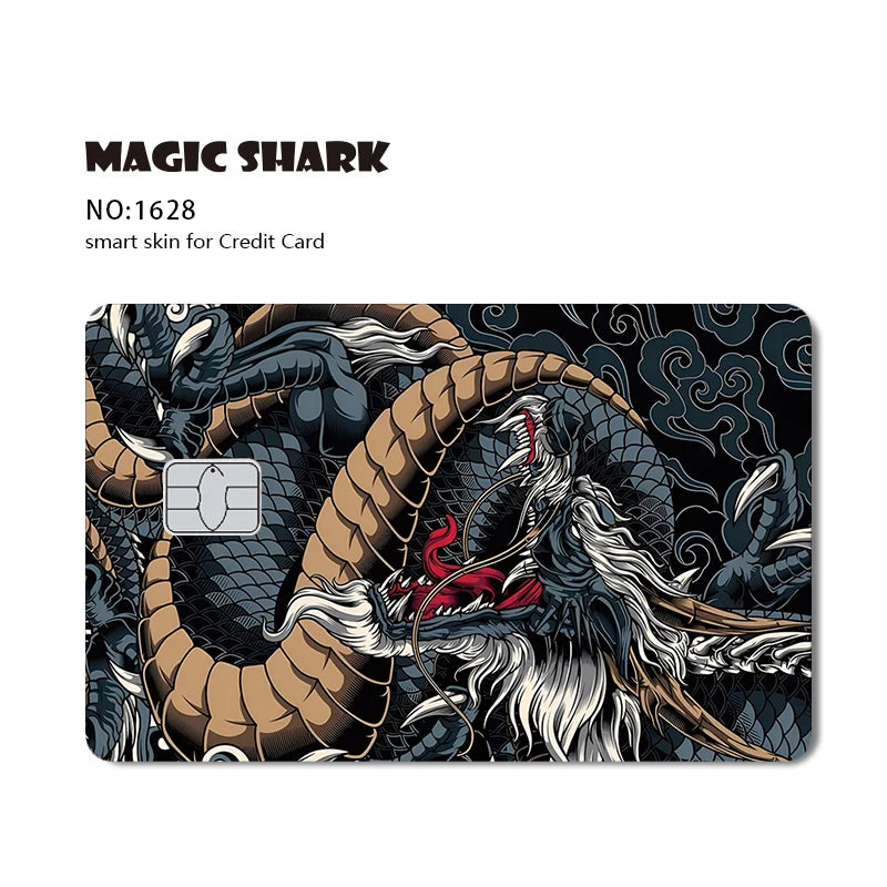 Stylish Phone & Card Sticker Set – Evil FBI, Tiger, Mexico Flag, Snowman, Anime & Movie Monster Skins